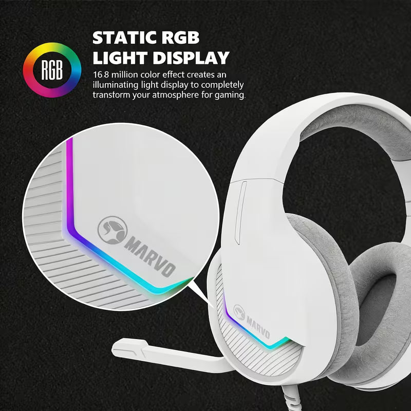 LED RGB Gaming Headset