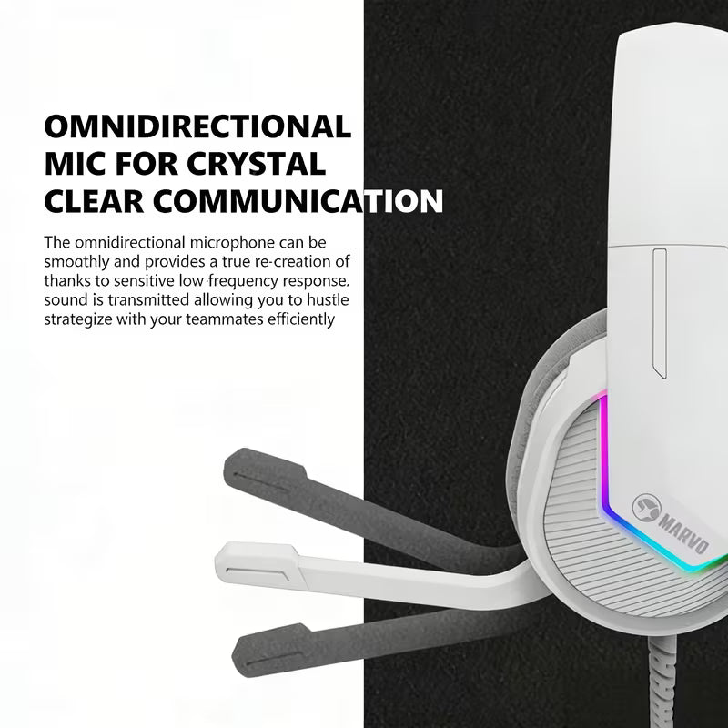 LED RGB Gaming Headset